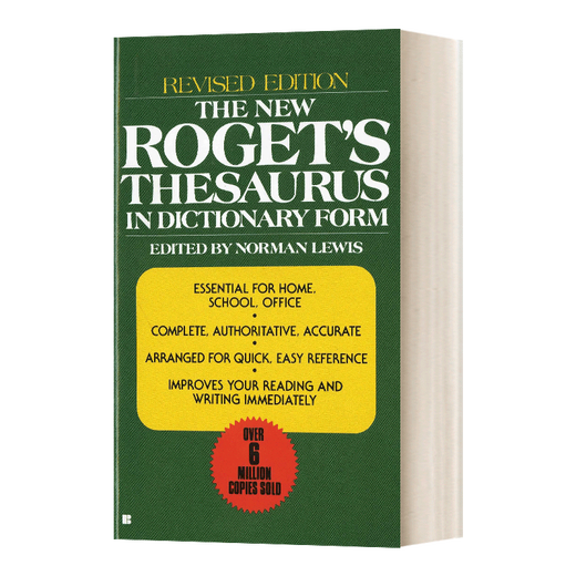 The New Roget's Thesaurus in Dictionary Form Revised Edition 英文原版 新罗格的词典形式 修订版 英文版 进口英语原版书籍 英英字典