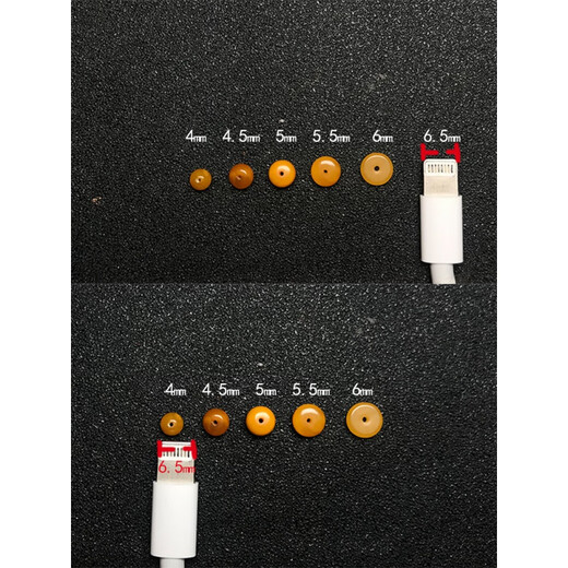 Huiduoyuan natural beeswax spacer 6mm bracelet small accessories amber spacer beads abacus beads accessories diameter 5 * thickness 2mm 1 piece