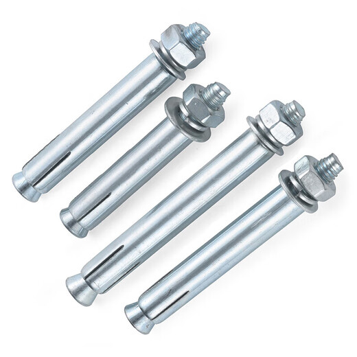 Jinggong Iron Galvanized Expansion Screw National Standard Extended Metal Explosion Bolt M6M8M10M12M14M16M20 Galvanized M6*60 (10 pcs) Drilled 10mm