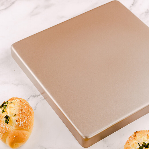 French bakery baking pan 28cm square baking pan for oven household nougat snowflake pizza cake cookie baking pan