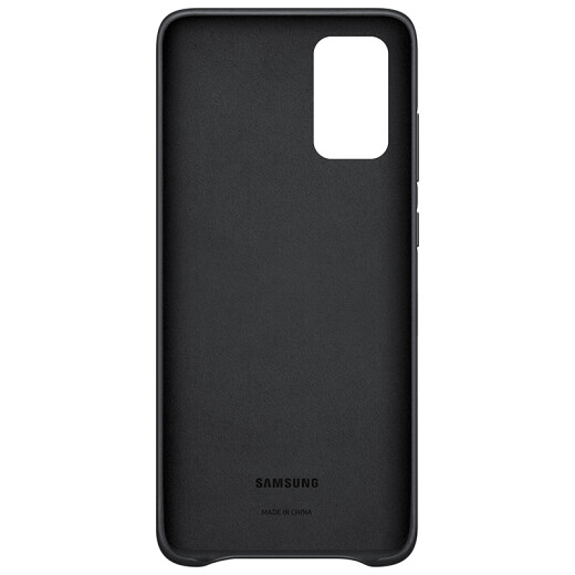 Samsung SAMSUNGS20+ original genuine leather protective case mobile phone case protective case anti-fall back shell black