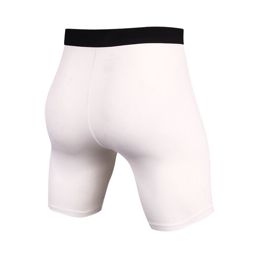 UCAN Rick's new men's tights, breathable elastic support base football tackle sports pants, game training, running, mid-waist short, white 4XL