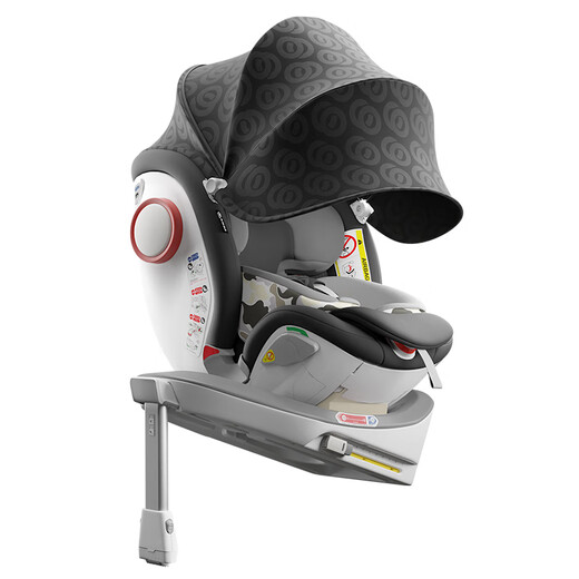 
Owl (SAVILE) wonderful turn PRO + child safety seat 0-4-7 years old car for baby seats can be seated and lying on the car [upgrade] wonderful turn pro + deep space black