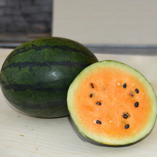 Zhongke Maohua vegetable and fruit seeds Rainbow No. 2 gift watermelon seeds super sweet small pulp delicate picking garden seeds Rainbow No. 2 100 capsules 5 packs