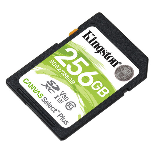 金士顿（Kingston）256GB SD存储卡 U3 V30 相机内存卡 sd卡大卡 支持4K 高速连拍 读速100MB/s 写速85MB/s