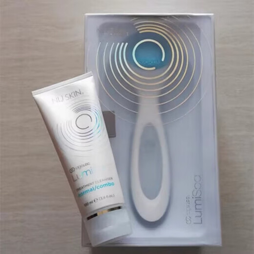 Nuskin Nuskin Lumispa Instrument de nettoyage du visage Lumi de première génération Nouvelle machine de nettoyage de beauté électrique Tête de base Gel nettoyant pour le visage Lumi de fabrication américaine (colle mélangée moyennement sèche)
