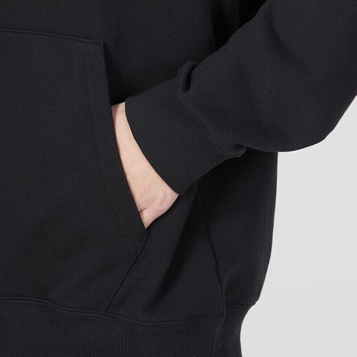 阿迪达斯 （adidas）卫衣男士2025春秋季新款运动服针织连帽上衣套头衫IC9759 IC9758黑色  XL
