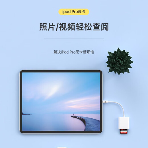 Biaz Apple 16/15 mobile phone/ipad card reader SD card memory card SD SLR camera OTG adapter iPhone16/15 external TF memory card Type-c interface