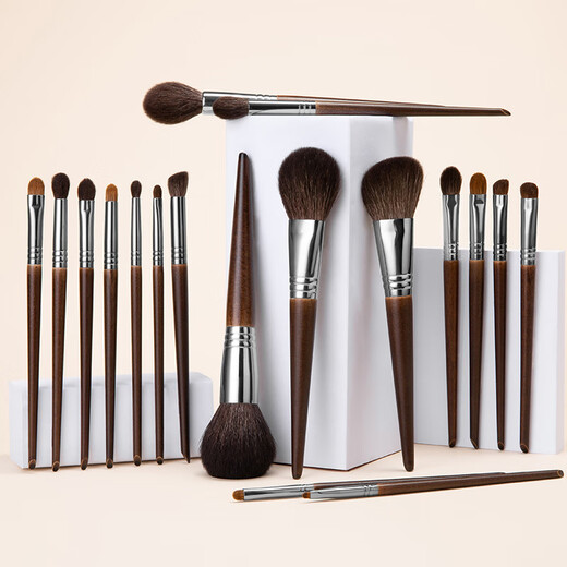YAHLIGS Cangzhou animal hair makeup brush set eye shadow brush loose powder brush contour brush blending highlight brush eyebrow brush lipstick brush 06-foundation brush 1 piece fiber hair