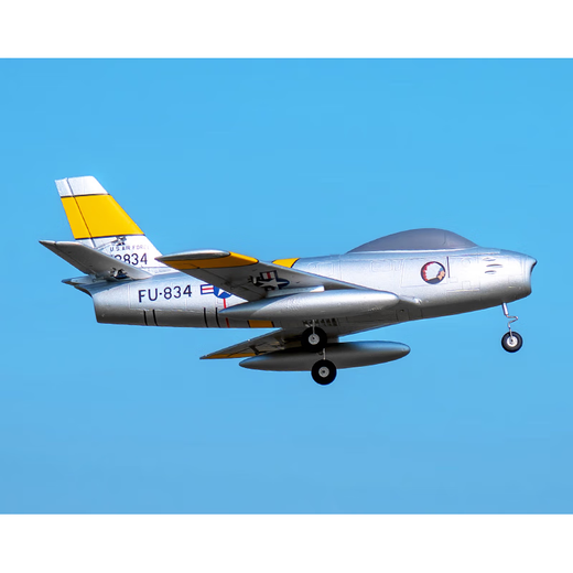 Mengjingyu turbojet engine aircraft model 64mmF86 real ducted model fixed-wing remote control electric aircraft complete machine RTF left hand oil