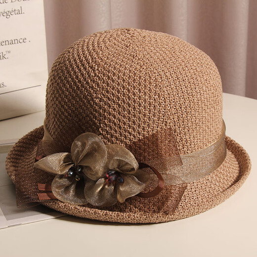 Ningchai Cool Hat Hat Женская шляпа для солнца цветочниц Шляпа Шляпа лето тонкая дышащая модная и универсальная защита от солнца.