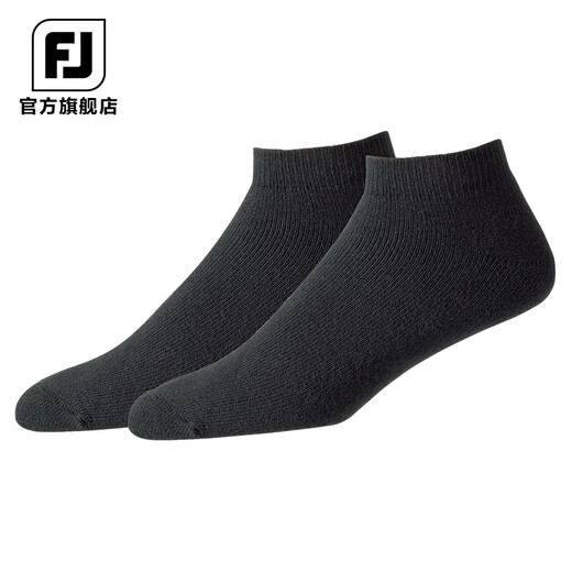 FootJoy golf socks FJ ComfortSof men's socks FJ boat socks short socks ankle socks golf sports socks 15276-Black (three pairs) single size