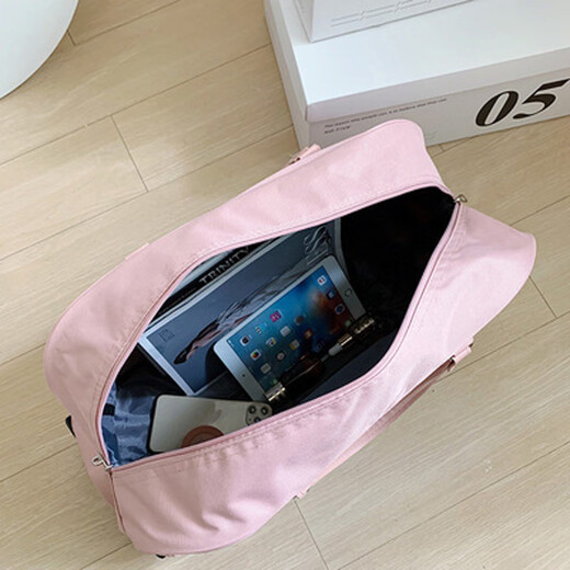 佳品优 旅行包手提行李袋带滑轮大容量小型行李箱男轻便旅行包袋 灰色 大