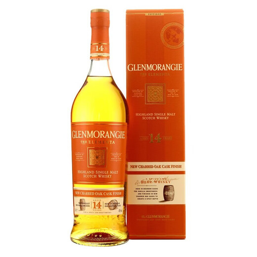 格兰杰（Glenmorangie）苏格兰单一麦芽苏格兰威士忌 原装进口洋酒 高地产区 保税仓直发 格兰杰14年 1000mL 1瓶