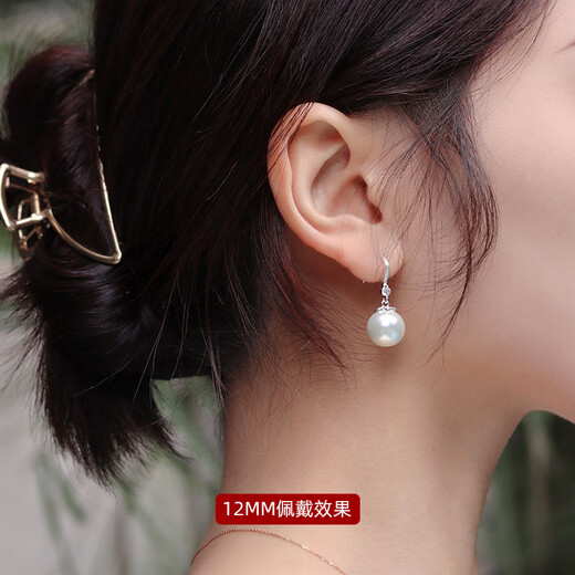 Qlady imitation pearl earrings, feminine, high-end, silver earrings, earrings, 2025 earrings, birthday gift for wife