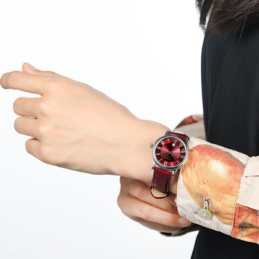 Tissot watch Carson Zhenme series women's watch Swiss quartz women's belt watch business watch New Year gift