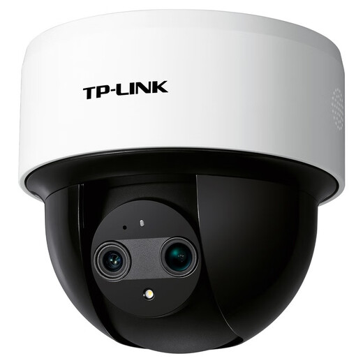 普联（TP-LINK）无线监控摄像头 家用监控器 室内家庭客厅WiFi吸顶半球360°度全景旋转云台高清视像头手机APP远程 400万4MP全彩夜视【双目变焦版】 128GB内存卡【免费升级256GB