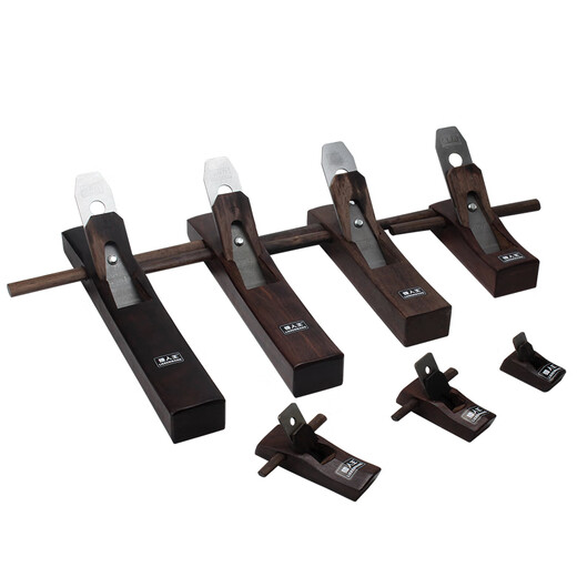 LIERENWANG Ebony Woodworking Plane Plane Woodworking Plane Small Plane Hand Plane Push Plane Full Set of DIY Woodworking Tools 350mm Ebony Plane/Piece
