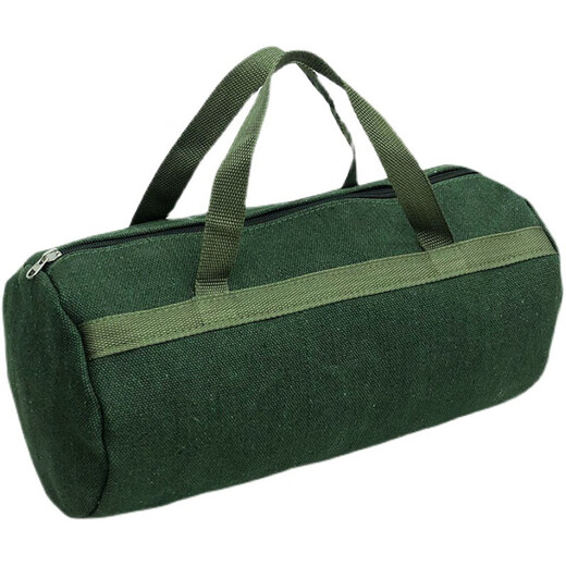 DEKEBAG tool bag thickened canvas electrician tools car tool bag auto repair bag handbag storage bag multi-function bag round bag 35*13 cm
