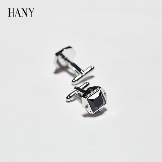 Hanny (Hany) chemise de chemise française léger costume de luxe Men Men Bouton Bouton Broche Sleeves Cuff Liens Men Offre Boyfriend Cadeaux Star Moon Night Sky