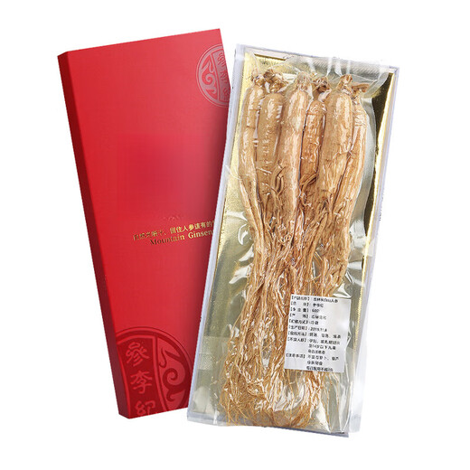 馨草纲目长白山人参精品15年 6支装长白山人参林下参生晒参泡酒煲汤参礼盒 60g 6支装