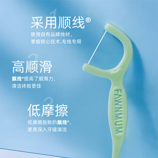
Xiaolu Mama Floss Stick Smooth Round Line Cleaning Tooth Picks Floss Sticks 52*6 Boxes 312