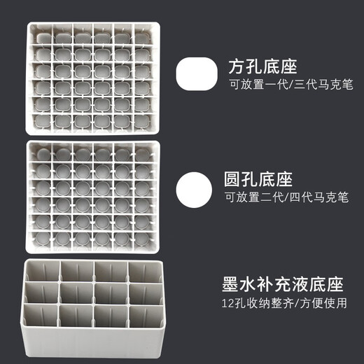 Fakal Mark Pen Storage Pen Bag Mark Pen Base Canvas Storage Bag Large Capacity Simple Portable Bag 36/48/60/72 Pen Base Pen Bag 48 Color Pen Bag Can Place Base