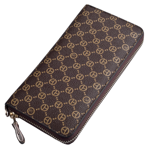 Holzspecker Herren Brieftasche Männer Lange Frauen Reißverschluss Brieftasche Koreanische Version Brieftasche Handtasche Clutch Handy Brieftasche lässig braun einfache Verpackung