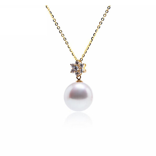 Angel's Tears Pearl Pendant 14k Gold Freshwater Pearl Gabrielle Pearl Necklace Comes with New Year's Gift for Girlfriend and Wife Gilder Certificate 12-13mm