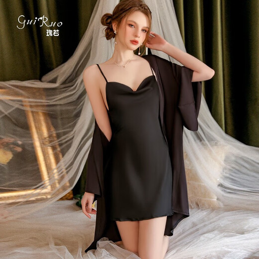 瑰若女士性感睡衣女极污度诱惑夫妻刺激jk制服内裤旗袍变态女仆装兔女 1477天空蓝-黑丝情趣诱惑盲盒三 调情极度诱惑露乳开裆洞房