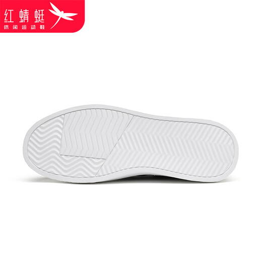 红蜻蜓（RED DRAGONFLY）男鞋透气男士休闲帆布鞋子舒适软底系带板鞋男 黑色 41 皮鞋码
