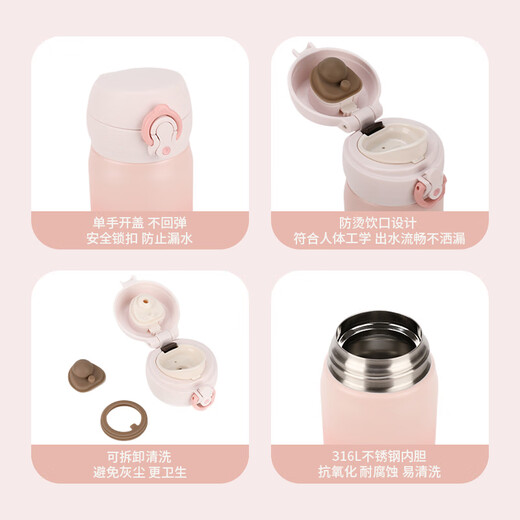 Thermos Cup Cup крупная водная чашка детская мужская и женская чашка пара из нержавеющей стали подарки на день рождения.