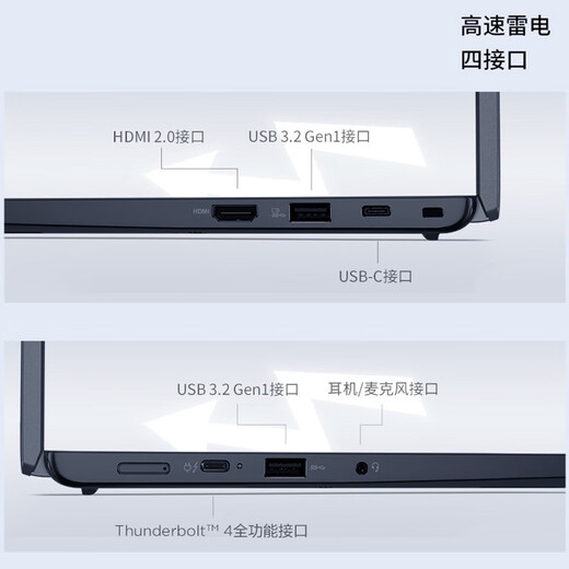 ThinkPad Lenovo S2 13.3-inch ultra-thin notebook, business office and gaming portable IBM laptop I7-1355U 16G 512G standard: win11 genuine system + OFFICE