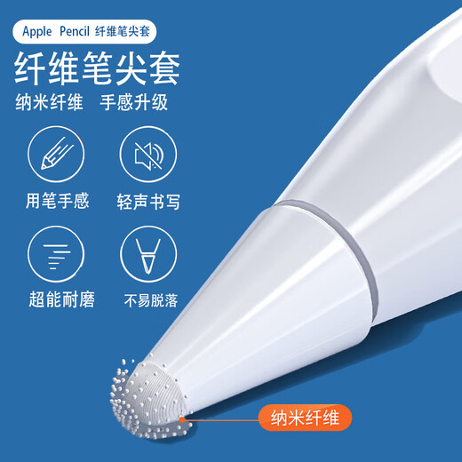 Yiu applicable à la pomme de protection de la plume du crayon de la plume condensateur de stylo à styles de stylo résistant au stylo ultra-mince couvercle de silicone 1 génération 2 génération universelle blanche transparente [2 packages]