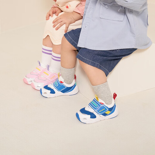 Carter Bunny Toddler Shoes Spring Children's Shoes Mesh Breathable Functional Shoes for Boys Girls Kindergarten Outdoor Shoes Blue and White 20 Inner Length 12.5cm Foot Length 11.5-12.0