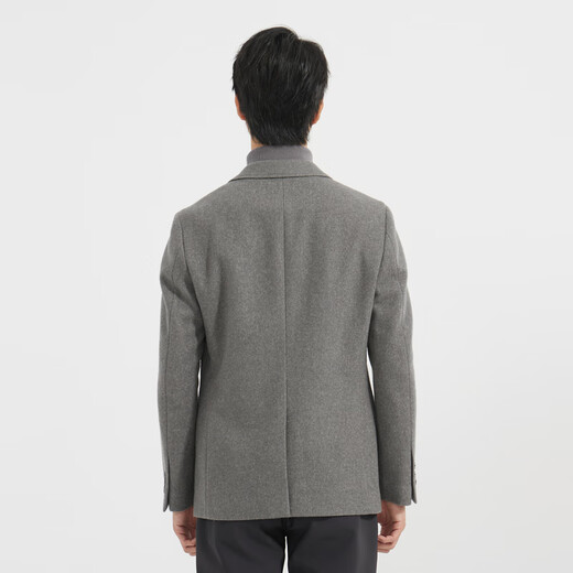 Lilang Youth Business Herren -Kleidung [gleiches Modell im Einkaufszentrum] Anzug Herrenkleidung Hals -Wollanzug Single West Blazer Q4DDX02 Leichte Kaffee Farbe 170a