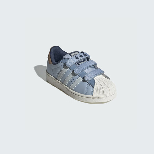阿迪达斯 （adidas）童鞋春季新款男女童魔术贴三叶草运动鞋板鞋IH3290 IH3291 29 码11K/适合脚长175mm