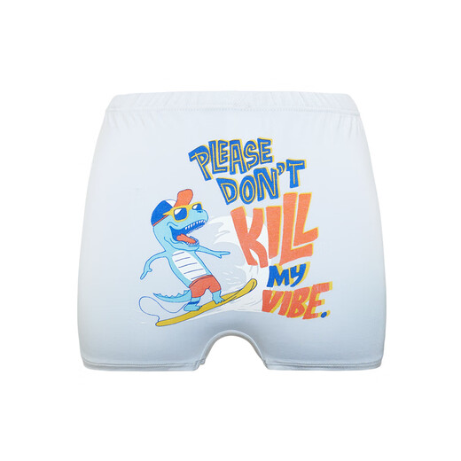 Aimer Kids Buards Buards Modal de 3 paquetes de 3 paquetes para ropa interior infantil para ropa interior para hombres y niñas para calzoncillos de ángulo plano medio 3A Antibacterial Un dinosaurio de ángulo plano masculino AK223B673 3 piezas 130