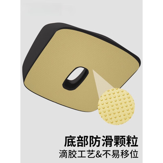 Chuangjingyi Selects Car Heightening Cushion Car Seat Cushion, Universal for All Seasons, Small Women Driving Special Car, Long-term Sedentary Increase, Cloud Sense Heightening Seat Cushion, Coffee Color, Single Seat Cushion