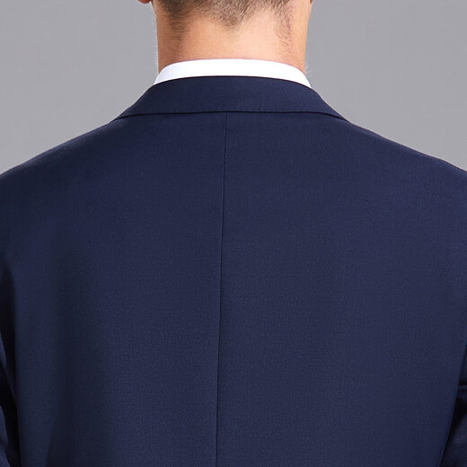 Antonio Worsted Wool & Two-piece Set High-end Professional Formal Business Suit Men's Suit Groom's Dress Suit Navy 54 D (190/116D)