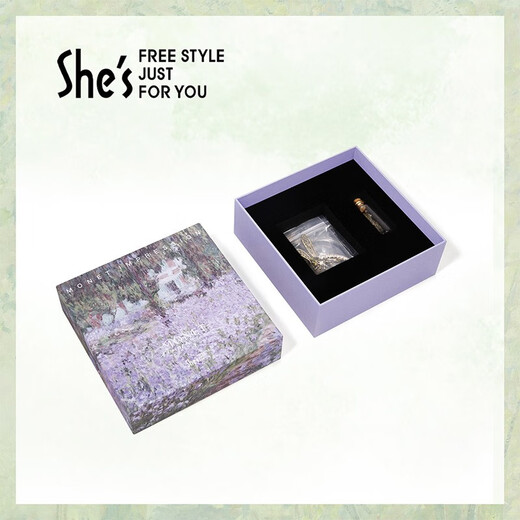 She s Qianzi romantic life home aesthetic handmade DIY Monet floating green shadow dragonfly brooch handmade material package gift box light green D0