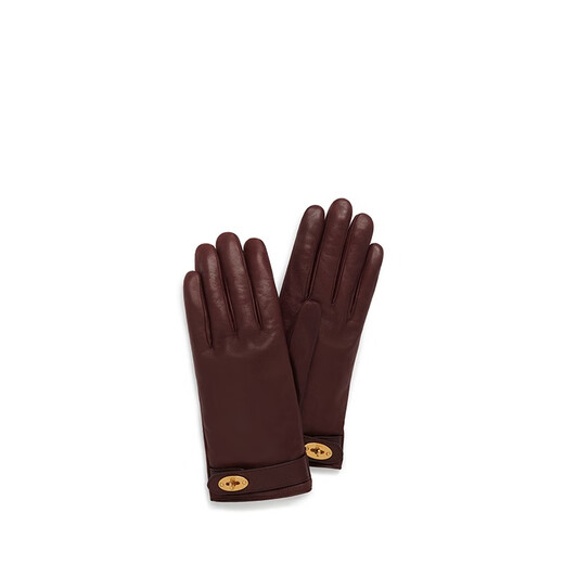 MULBERRY gifts / Darley gloves burgundy