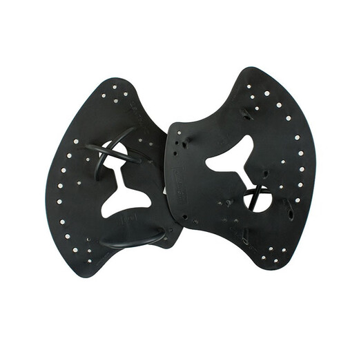 YINGFA hand fins professional swimming equipment for adults and children, swimming training paddling, axe-style paddling, black XS (children)