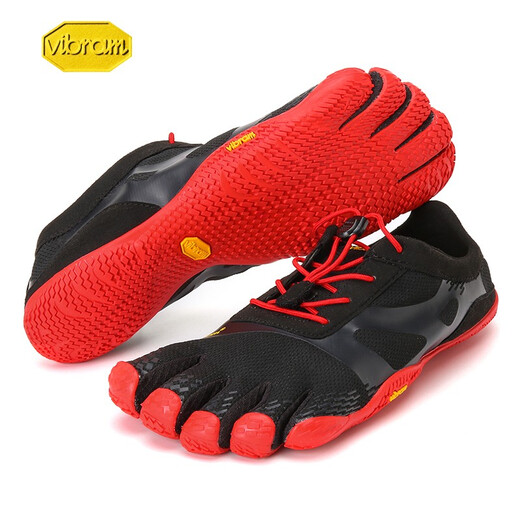 Vibram Innenfitness-Training Fünf-Finger-Schuhe Barfuß barfuß leichter Outdoor-Sportschuhe Fitness Training Freizeitschuhe Fünf-Toe-Schuhe Schwarz 44