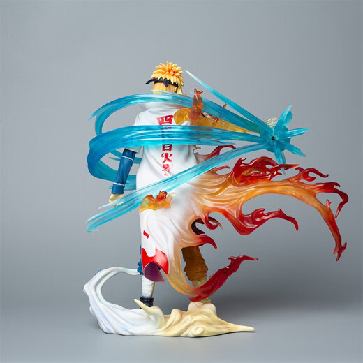 MAIER FEILE Naruto figure Uchiha Itachi Japanese game peripheral ornaments for boys' birthdays and children's Christmas gifts SY Namikaze Minato double-headed model (height about 26cm)