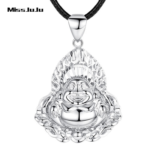Miss JuJu Pt950 Platinum Maitreya Buddha Pendant for Men Platinum Smiling Buddha Pendant for Women Deposit Customization Other Specifications Contact Customer Service