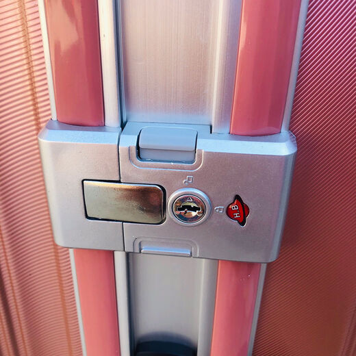 XMSJ密码箱锁配件 铝框行李箱锁扣皮箱通用式锁扣旅行箱通用锁钥匙 B3520寸边锁套装
