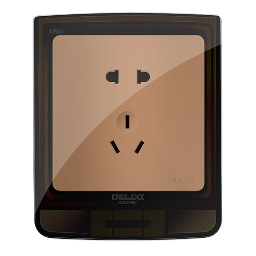 德力西（DELIXI）开关插座面板IP55防水盒（可90°悬停） 紧密双卡扣防溅盒/防水罩