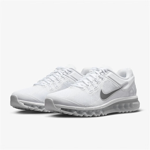 耐克（NIKE）男鞋 Air Max 2013 系列 男士经典透气耐磨减震跑步鞋 健身运动鞋 白银色HF4884-100 48 标准48/US13.5