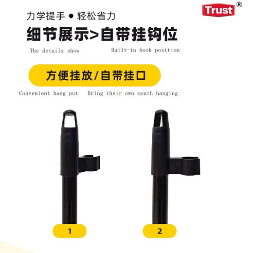 特耐适·长柄扫把软硬毛地板扫把酒店商用户外家用扫把扫帚 6623扫把+6351螺纹杆（蓝色） 1把